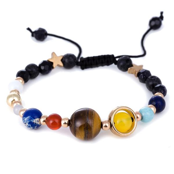 beaded, strands stylish wild bracelet galaxy solar system eight planets theme natural stone beaded fashion high quality, Black
beaded, strands stylish wild bracelet galaxy solar system eight planets theme natural stone beaded fashion high quality, Black