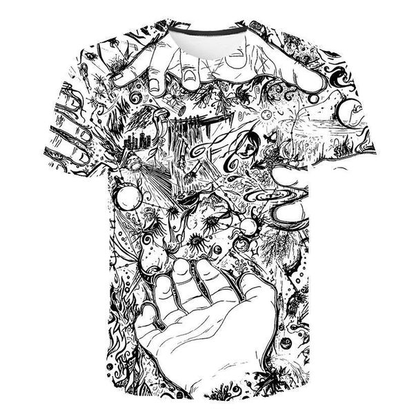 psychedelic anime 3d printed t-shirt graffiti t shirt men popular clothing funny hand short sleeve men's casual o-neck tee, White;black
psychedelic anime 3d printed t-shirt graffiti t shirt men popular clothing funny hand short sleeve men's casual o-neck tee, White;black