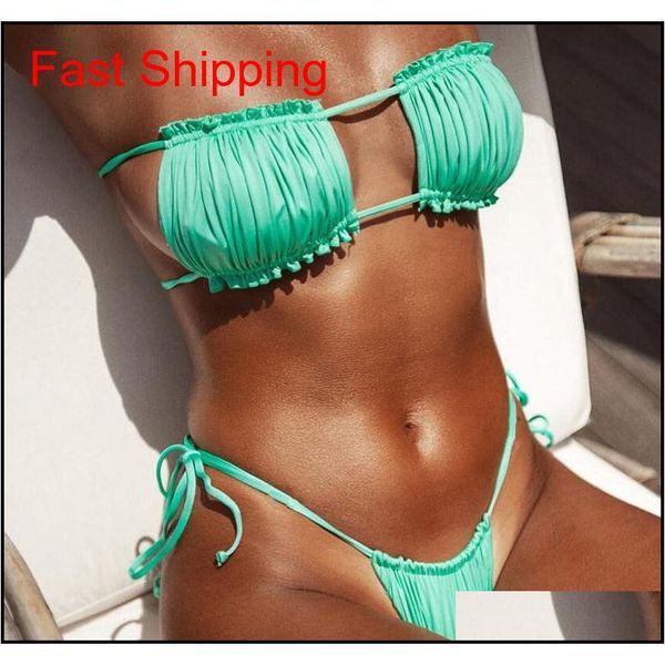 pink swimwear women bathing suit bandeau bikinis 2020 mujer micro swimsuit female push up two-piece suit summer aiias
pink swimwear women bathing suit bandeau bikinis 2020 mujer micro swimsuit female push up two-piece suit summer aiias