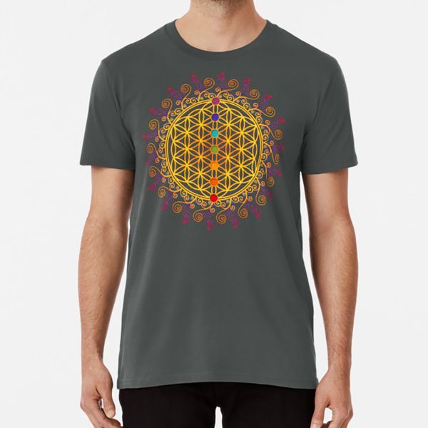 sport flower of life, chakras, spirituality, yoga, zen, t shirt flower of life awareness ayurveda buddha buddhism chakra