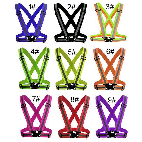 safety gear night sports running reflective vest clothing adjustable elastic strip vest jacket for traffic safety cycling free, Silver
safety gear night sports running reflective vest clothing adjustable elastic strip vest jacket for traffic safety cycling free, Silver