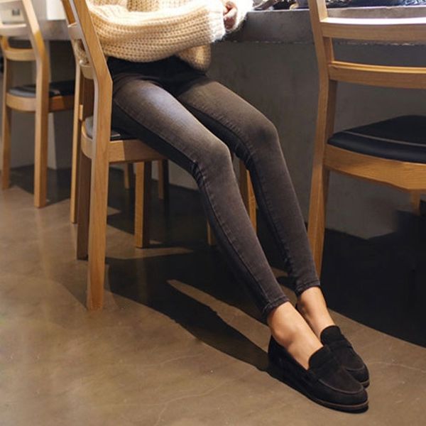 thin waist nine korean female grey legging feet pencil pants 9 black women jeans y200417, Blue
thin waist nine korean female grey legging feet pencil pants 9 black women jeans y200417, Blue