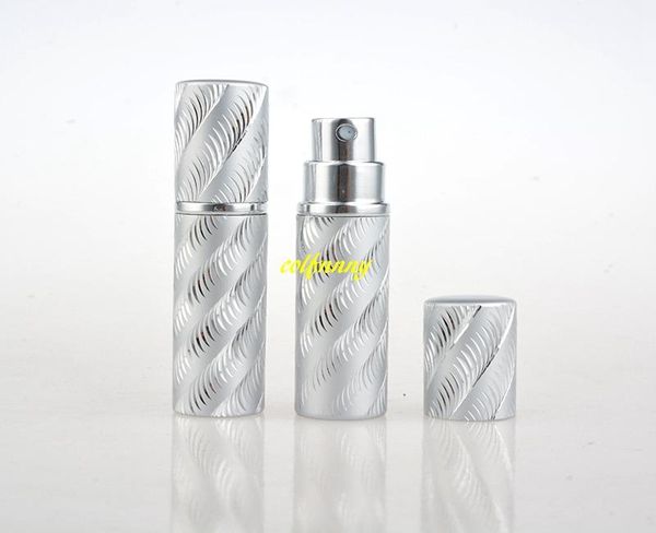 300pcs/lot fast shipping 5ml portable mini aluminum refillable perfume bottle with spray empty cosmetic containers silver color
300pcs/lot fast shipping 5ml portable mini aluminum refillable perfume bottle with spray empty cosmetic containers silver color