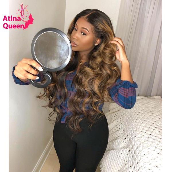 colored 13x6 highlight lace front human hair wigs women loose wave ombre 360 lace closure wig blonde preplucked remy, Black
colored 13x6 highlight lace front human hair wigs women loose wave ombre 360 lace closure wig blonde preplucked remy, Black