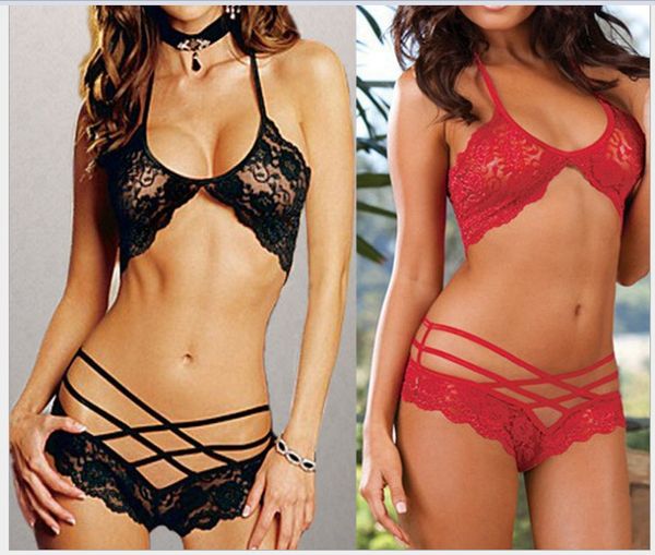 european and american underwear lace perspective three points temptation suit foreign trade underwear pajamas wholesale, Red;black
european and american underwear lace perspective three points temptation suit foreign trade underwear pajamas wholesale, Red;black