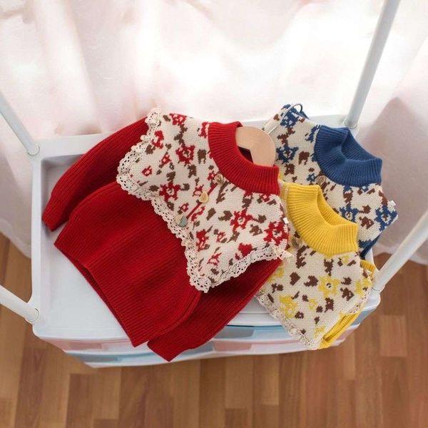 2020 winter mmtkids children's sweater girls small flower color matching plush thickened y467, Blue
2020 winter mmtkids children's sweater girls small flower color matching plush thickened y467, Blue