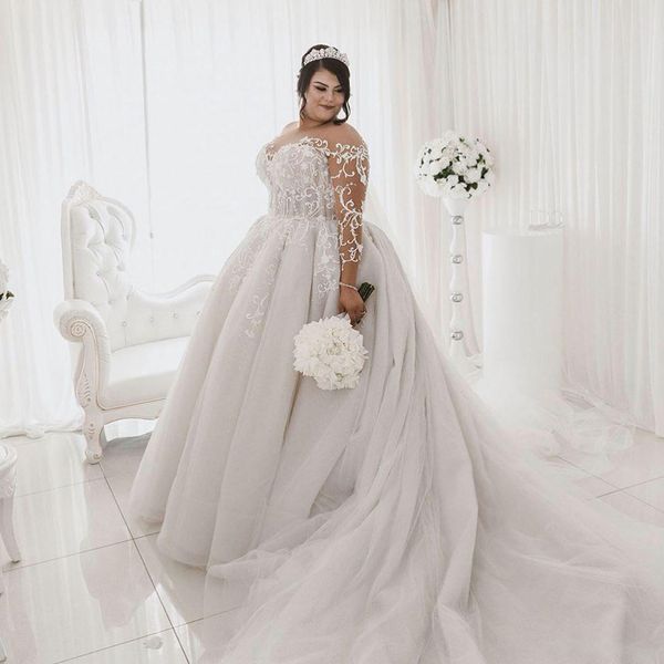 plus size wedding dresses sheer jewel neck lace applique sweep train boho wedding gowns robe de mariee bohemia long beach bridal dress, White
plus size wedding dresses sheer jewel neck lace applique sweep train boho wedding gowns robe de mariee bohemia long beach bridal dress, White
