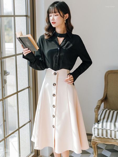 niche shirt high waist slimming skirt women's 2021 autumn retro hong kong style suit two-piece set1, White
niche shirt high waist slimming skirt women's 2021 autumn retro hong kong style suit two-piece set1, White