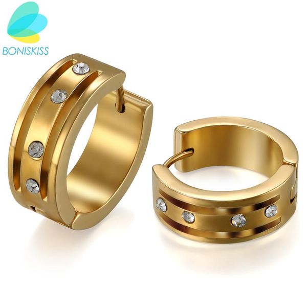 boniskiss romantic crystal women hoop earrings luxury gold color stainless steel women's jewelry brincos d'oreilles pour les, Golden;silver
boniskiss romantic crystal women hoop earrings luxury gold color stainless steel women's jewelry brincos d'oreilles pour les, Golden;silver