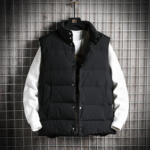 2021 new autumn black springtime sleeveless jacket down warm vest thick jackets size 5xl y5hy, Black;white
2021 new autumn black springtime sleeveless jacket down warm vest thick jackets size 5xl y5hy, Black;white