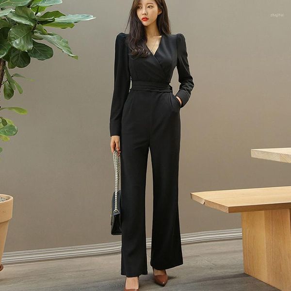 new arrival comfortable solid black work style jumpsuits temperamental elegant vintage office lady long jumpsuits1, Black;white
new arrival comfortable solid black work style jumpsuits temperamental elegant vintage office lady long jumpsuits1, Black;white
