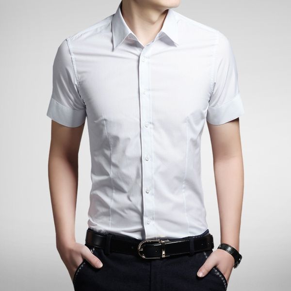 short sleeve new casual slim fit men's thin short sleeve shirt youth solid men's shirt summer new g57sa, Blue
short sleeve new casual slim fit men's thin short sleeve shirt youth solid men's shirt summer new g57sa, Blue