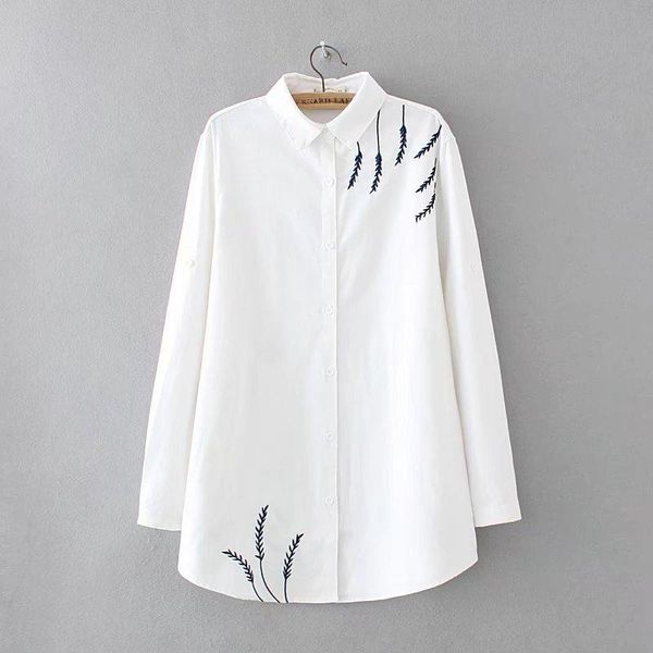 plus size women's long sleeved blouse full cotton embroidery a-line muslim white blue blusas
plus size women's long sleeved blouse full cotton embroidery a-line muslim white blue blusas