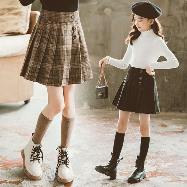 woolen and girls' autumn short middle age children's plush thickened winter wtern sle fashionable pleated skirt, Blue
woolen and girls' autumn short middle age children's plush thickened winter wtern sle fashionable pleated skirt, Blue