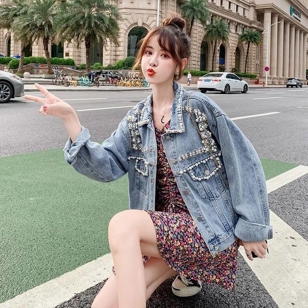 2021 jacket denim 2021 fashion loose real snail beads heavy industry hole1, Black;brown
2021 jacket denim 2021 fashion loose real snail beads heavy industry hole1, Black;brown