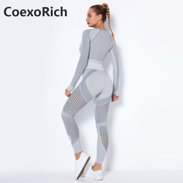 yoga set women tracksuit sportwear sport suit gym clothing fitness crop high waist workout pants leggings seamless hollow c0123, Gray
yoga set women tracksuit sportwear sport suit gym clothing fitness crop high waist workout pants leggings seamless hollow c0123, Gray