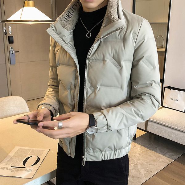 winter new down jacket men's short 2020 lamb collar korean trend thickened warm casual coat, Black;brown
winter new down jacket men's short 2020 lamb collar korean trend thickened warm casual coat, Black;brown