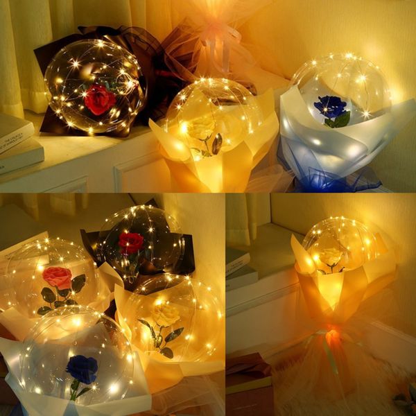 led luminous balloon decoration transparent bubble rose flashing light bobo ball for valentines day birthday party wedding gifts e121802
led luminous balloon decoration transparent bubble rose flashing light bobo ball for valentines day birthday party wedding gifts e121802