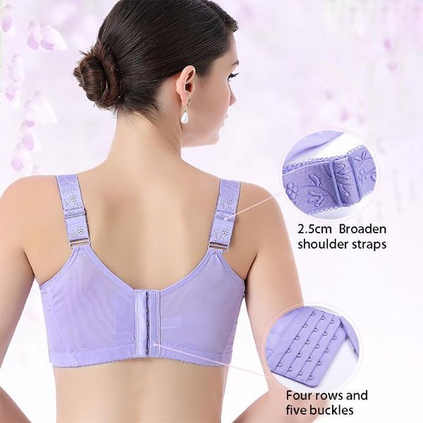 3/4 cup gather push up back closure lace deep v daily women bra wide brim breathable adjustable ladies wireless breast lifting1, Red;black
3/4 cup gather push up back closure lace deep v daily women bra wide brim breathable adjustable ladies wireless breast lifting1, Red;black