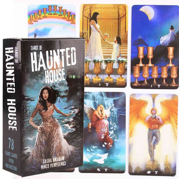 hay house tarot of the haunted house cards with five languages for beginners set divination 78 card full color card game board toy popular d
hay house tarot of the haunted house cards with five languages for beginners set divination 78 card full color card game board toy popular d