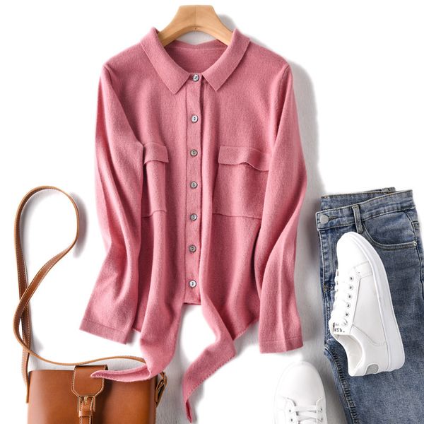 2021 grade shirt for woman cardigans pure outfit collar 7 colours 100% jumpers wool lady spring sweaters winter 33ro, White;black
2021 grade shirt for woman cardigans pure outfit collar 7 colours 100% jumpers wool lady spring sweaters winter 33ro, White;black