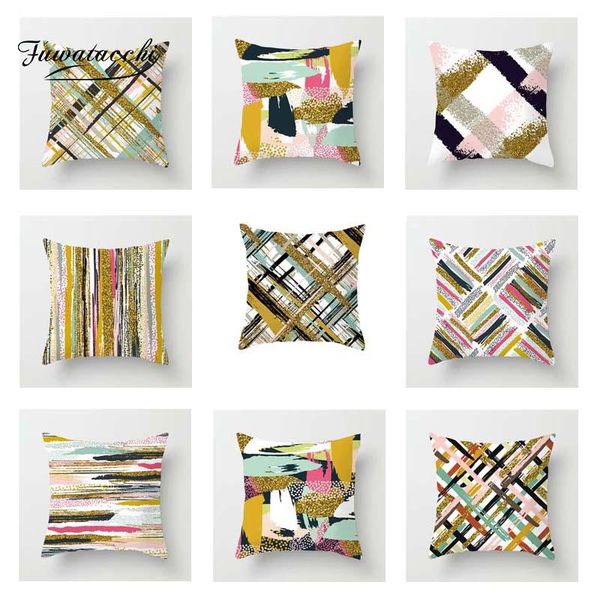 cushion/decorative pillow fuwatacchi cross colorful gradient stripe cushion cover gold line throw decorative sofa pillowcase
cushion/decorative pillow fuwatacchi cross colorful gradient stripe cushion cover gold line throw decorative sofa pillowcase
