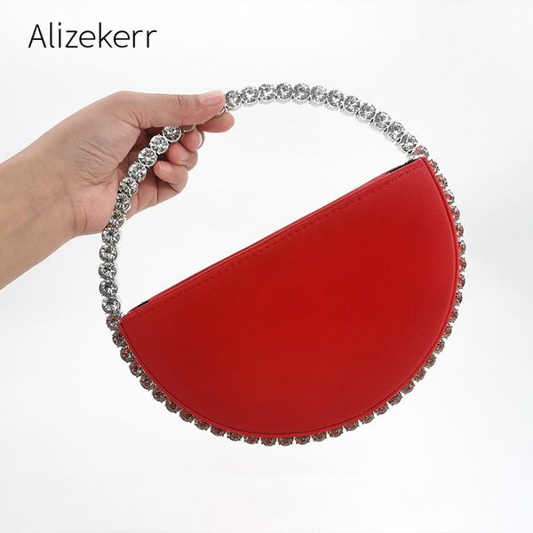 colour diamond circular evening bag women 2020 new round handle rhinestone dinner clutch purse ladies half moon handbag fashion c1009
colour diamond circular evening bag women 2020 new round handle rhinestone dinner clutch purse ladies half moon handbag fashion c1009