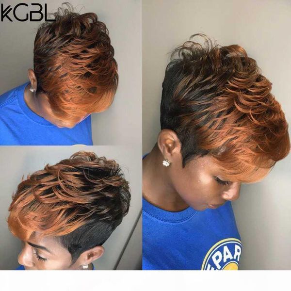 kgbl 13*4 ombre pixie cut lace front human hair wigs 8 inches 150 180 density with baby hair brazilian non-remy medium ratio, Black;brown
kgbl 13*4 ombre pixie cut lace front human hair wigs 8 inches 150 180 density with baby hair brazilian non-remy medium ratio, Black;brown
