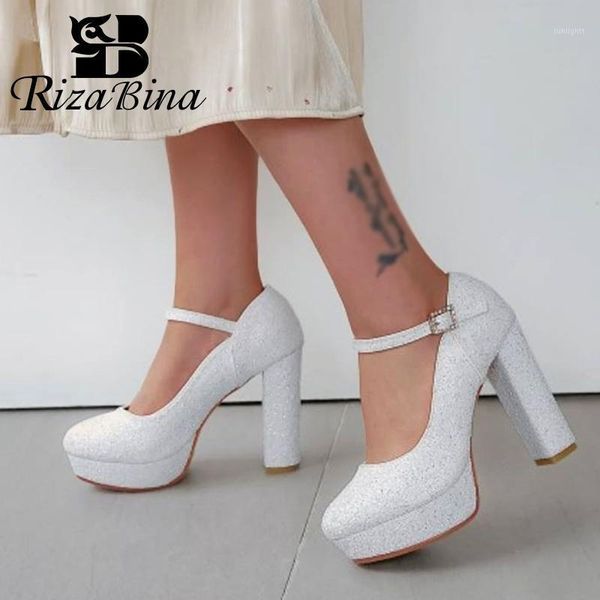 dress shoes rizabina 5 colors women pumps fashion buckle platform pointed toe thick heels high-quality footwear size 32-431, Black
dress shoes rizabina 5 colors women pumps fashion buckle platform pointed toe thick heels high-quality footwear size 32-431, Black