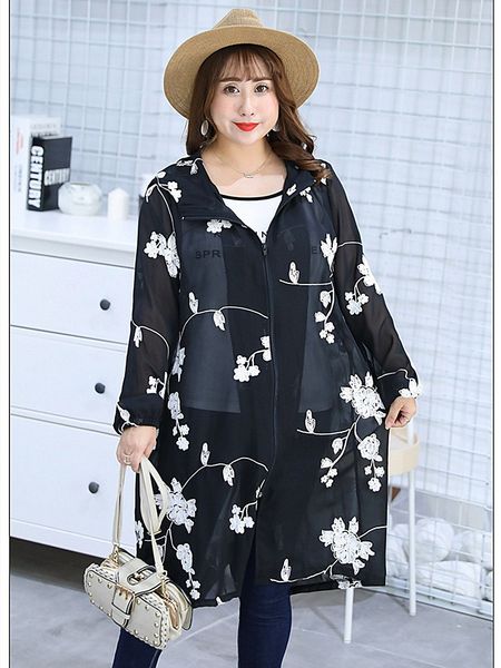 new spring summer size large border shirt with zper long coat wild shirts women's clothes di7f, White
new spring summer size large border shirt with zper long coat wild shirts women's clothes di7f, White