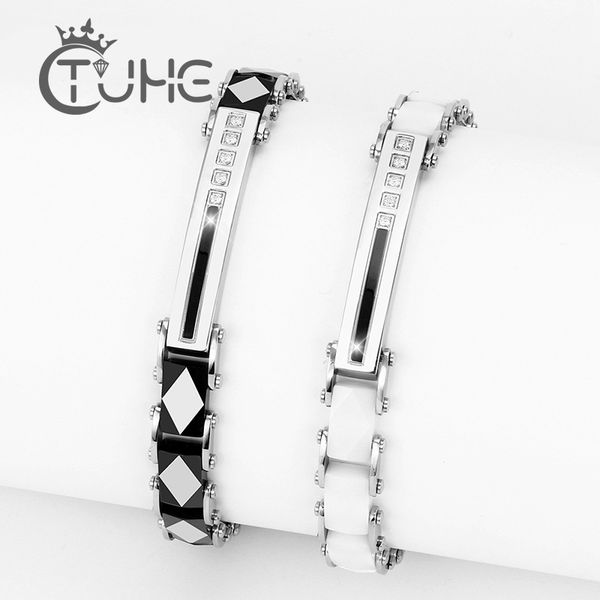 beauty stainless steel ceramic women bracelet bangle 8mm width men fashion lady crystal bracelet jewelry gift good quality 200925, Black
beauty stainless steel ceramic women bracelet bangle 8mm width men fashion lady crystal bracelet jewelry gift good quality 200925, Black