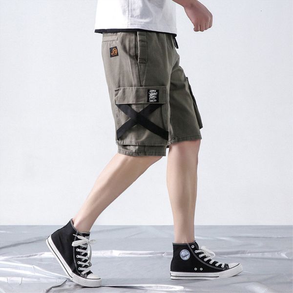 men's brand loose tooling shorts korean fashion large size 5-point casual straight pants, White;black
men's brand loose tooling shorts korean fashion large size 5-point casual straight pants, White;black