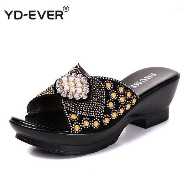slippers women slipper's ladies summer shoes high heels fashion rhinestone genuine leather1, Black
slippers women slipper's ladies summer shoes high heels fashion rhinestone genuine leather1, Black