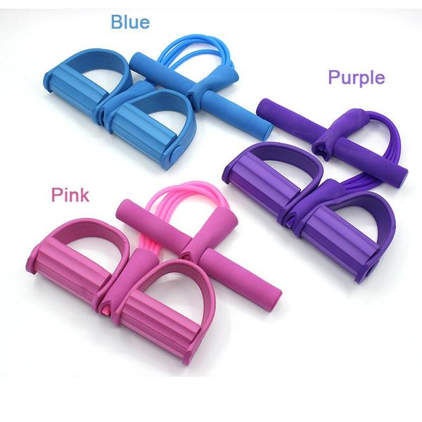 4 tube latex resistance bands sit up pedal exerciser pull rope assistant expander yoga home fitness equipment
4 tube latex resistance bands sit up pedal exerciser pull rope assistant expander yoga home fitness equipment
