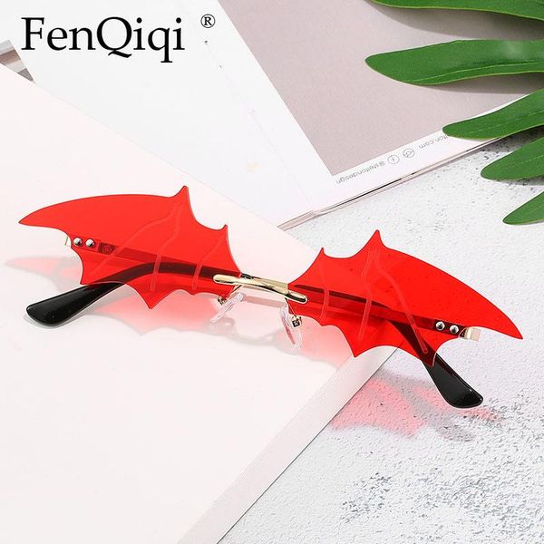 sunglasses 2021 style bat personality european and american street pography trend glasses, White;black
sunglasses 2021 style bat personality european and american street pography trend glasses, White;black