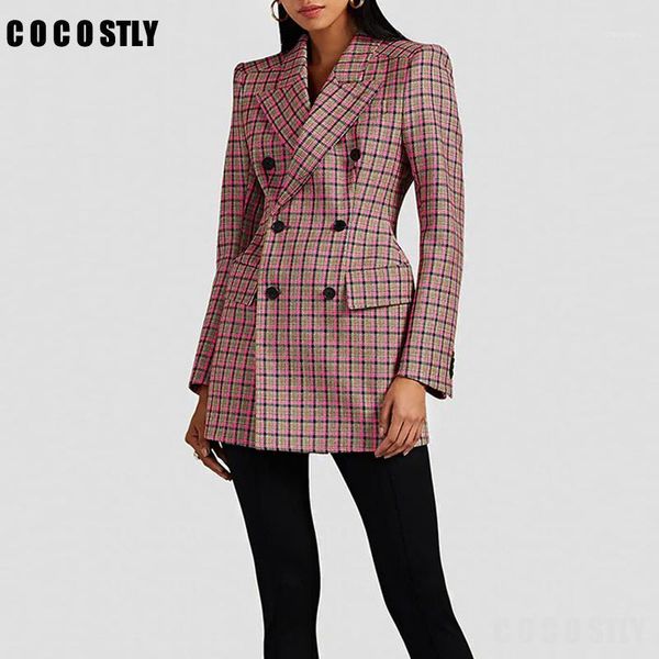2020 autumn winter suit for women plaid blazer long sleeve double breasted vintage female lattice shoulder retro suit jackets1, White;black
2020 autumn winter suit for women plaid blazer long sleeve double breasted vintage female lattice shoulder retro suit jackets1, White;black