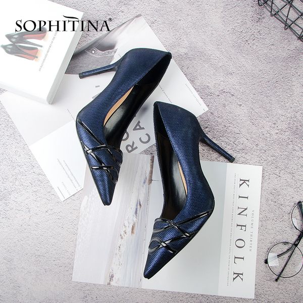 sophitina spring новых высококачественная нескользкие на насосы sexy острого нос супер высокой пятка партии зрелая обувь мода женских насосы, Black
sophitina spring новых высококачественная нескользкие на насосы sexy острого нос супер высокой пятка партии зрелая обувь мода женских насосы, Black