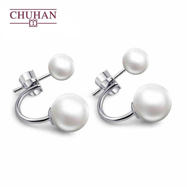 chuhan s925 double pearl earrings freshwater pearl silver earrings double bead fashion accessories fine jewelry gift, Golden;silver
chuhan s925 double pearl earrings freshwater pearl silver earrings double bead fashion accessories fine jewelry gift, Golden;silver
