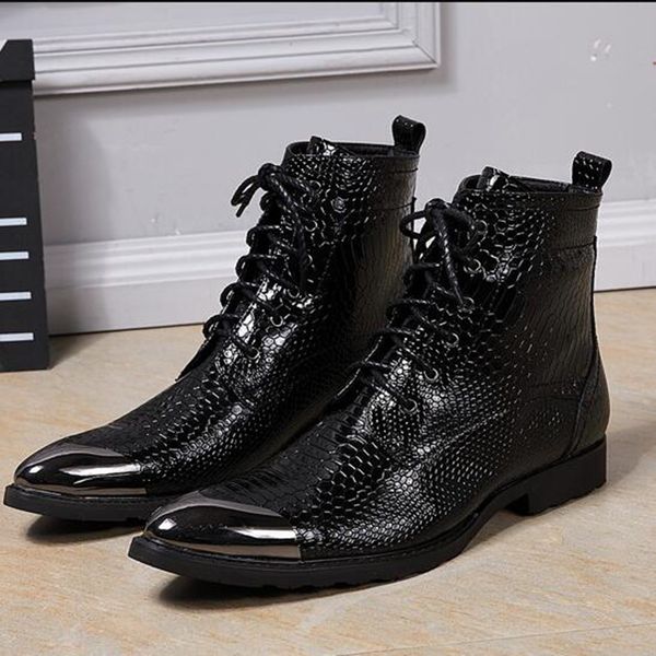 2020 punk-style genuine western cowboy pulls out the army, high-boots, thick heels, leather a5f1, Black
2020 punk-style genuine western cowboy pulls out the army, high-boots, thick heels, leather a5f1, Black