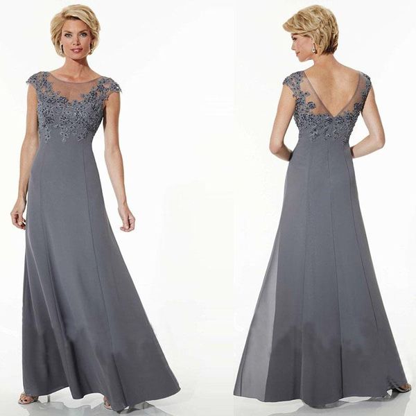gray chiffon a line mother of the bride groom dresses 2021 cap sleeves lace appliques beaded formal evening gowns wedding guest dress al8445, Black;red
gray chiffon a line mother of the bride groom dresses 2021 cap sleeves lace appliques beaded formal evening gowns wedding guest dress al8445, Black;red