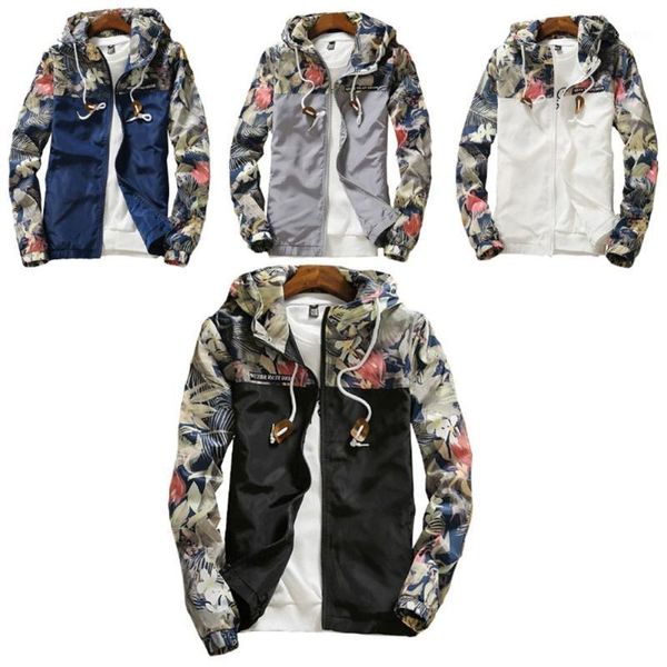 2019 fashion autumn winter men jacket coat thin section flower leaves print long sleeve hooded jacket zip windbreaker coat1, Black;brown
2019 fashion autumn winter men jacket coat thin section flower leaves print long sleeve hooded jacket zip windbreaker coat1, Black;brown
