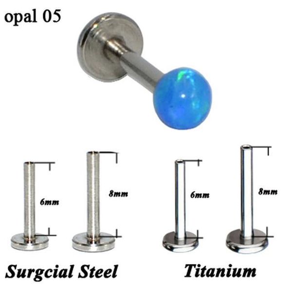 1pc g23 titanium and surgical steel opal bead ball internally threaded labret stud ear tragus cartilage helix earring lip ring q bbymiw, Silver
1pc g23 titanium and surgical steel opal bead ball internally threaded labret stud ear tragus cartilage helix earring lip ring q bbymiw, Silver