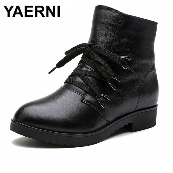 boots yaerni winter women genuine leather black lace-up &zip non-slip fashion snow autumn e6811
boots yaerni winter women genuine leather black lace-up &zip non-slip fashion snow autumn e6811
