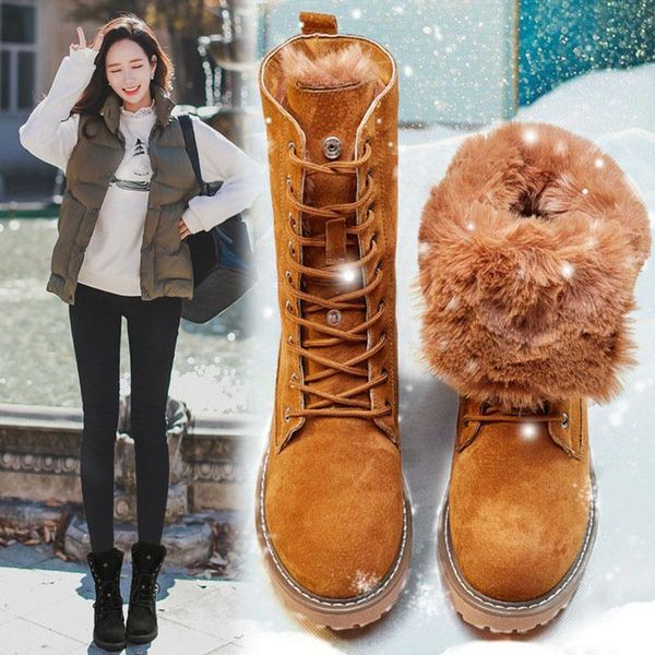 integrated snow boots, women's british boots, flat new winter 2020 fur soled leather cotton boots and plush medium, Black
integrated snow boots, women's british boots, flat new winter 2020 fur soled leather cotton boots and plush medium, Black