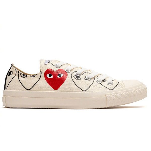 2020 comme де garçons воспроизведение x converse chuck taylor all-star 1970-е годы в горошек большие глаза формы сердца кроссовки холст обув, Black
2020 comme де garçons воспроизведение x converse chuck taylor all-star 1970-е годы в горошек большие глаза формы сердца кроссовки холст обув, Black