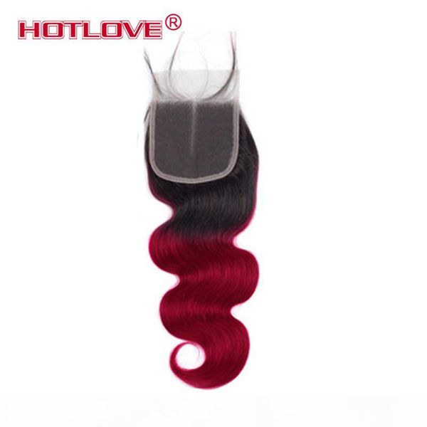 ove 4*4 lace closure 1b burgundy body wave brazilian human hair closure with baby hair natural headline extensions 10-20 inch remy hair, Black
ove 4*4 lace closure 1b burgundy body wave brazilian human hair closure with baby hair natural headline extensions 10-20 inch remy hair, Black