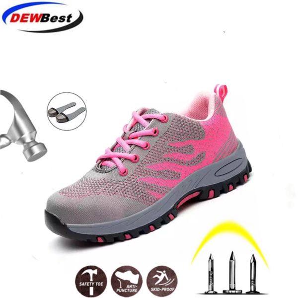 dewbreathable steel toe cap safety women shoes outdoor anti-slip steel puncture proof construction work boots sneaker femal y200915, Black;brown
dewbreathable steel toe cap safety women shoes outdoor anti-slip steel puncture proof construction work boots sneaker femal y200915, Black;brown