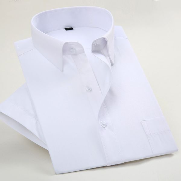 summer men's solid short sleeve formal business social classic design non-iron shirts many colors, White;black
summer men's solid short sleeve formal business social classic design non-iron shirts many colors, White;black