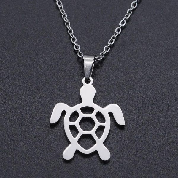 pendant necklaces turtle stainless steel charm necklace for women dainty accept oem order wholesale drop, Silver
pendant necklaces turtle stainless steel charm necklace for women dainty accept oem order wholesale drop, Silver