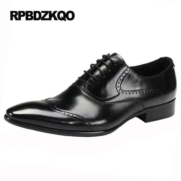 custom brogue dress wingtip men italian shoes for wedding pointed toe black office oxfords large size british style real leather
custom brogue dress wingtip men italian shoes for wedding pointed toe black office oxfords large size british style real leather